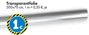 TEDi Transparentfolie Angebot