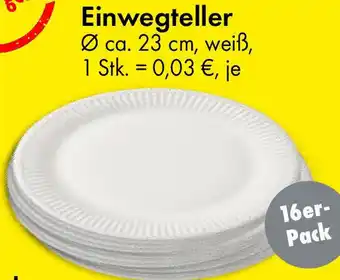 TEDi Einwegteller Angebot