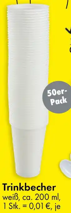 TEDi Trinkbecher Angebot
