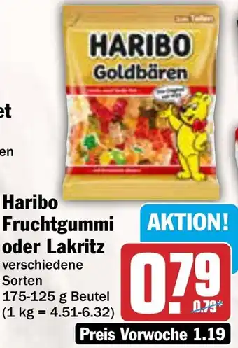 AEZ Haribo Fruchtgummi oder Lakritz Angebot