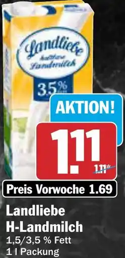 AEZ Landliebe H-Landmilch Angebot