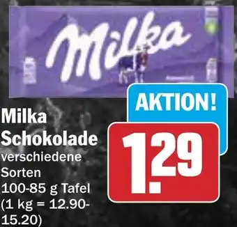 AEZ Milka Schokolade Angebot