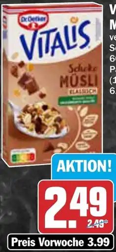 AEZ Vitalis Müsli Angebot