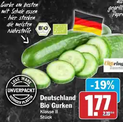AEZ Deutschland Bio Gurken Angebot