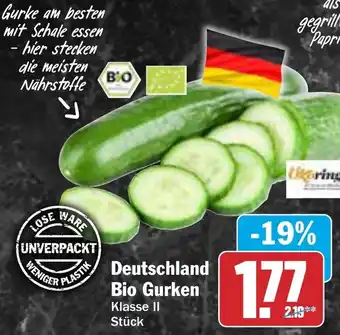 AEZ Deutschland Bio Gurken Angebot