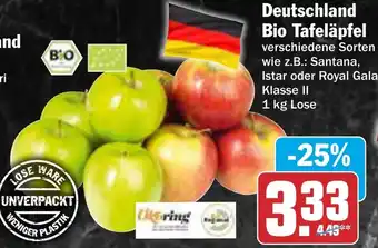 AEZ Deutschland Bio Tafeläpfel Angebot