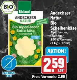 AEZ Andechser Natur Bio Scheibenkäse Angebot