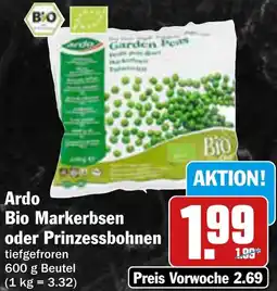 AEZ Ardo Bio Markerbsen oder Prinzessbohnen Angebot