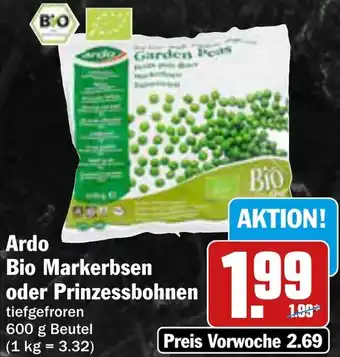 AEZ Ardo Bio Markerbsen oder Prinzessbohnen Angebot