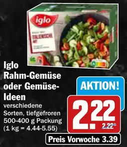 AEZ Iglo Rahm-Gemüse oder Gemüse- Ideen Angebot
