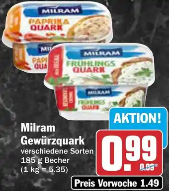 AEZ Milram Gewürzquark Angebot