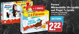 AEZ Ferrero Milchschnitte 10+1gratis und Pingui 7+1gratis Angebot