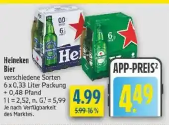 diska Heineken Bier Angebot