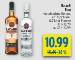 diska Bacardi Rum Angebot
