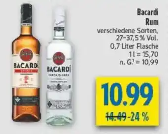diska Bacardi Rum Angebot
