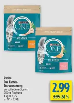 diska Purina One Katzen-Trockennahrung Angebot