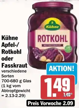 AEZ Kühne Apfel-/ Rotkohl oder Fasskraut Angebot