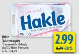 diska Hakle Toilettenpapier Angebot