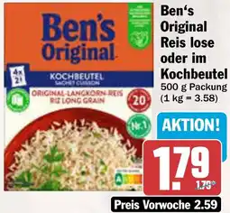 AEZ Ben's Original Reis lose oder im Kochbeutel Angebot