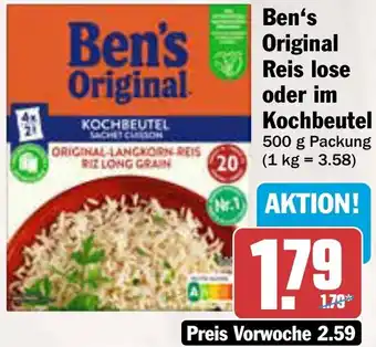 AEZ Ben's Original Reis lose oder im Kochbeutel Angebot