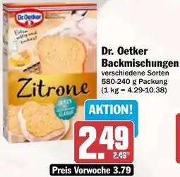 AEZ Dr. Oetker Backmischungen Angebot