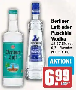 AEZ Berliner Luft oder Puschkin Wodka Angebot