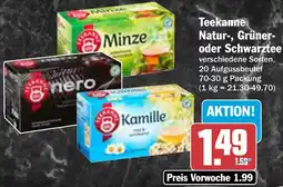 AEZ Teekanne Natur-, Grüner- oder Schwarztee Angebot