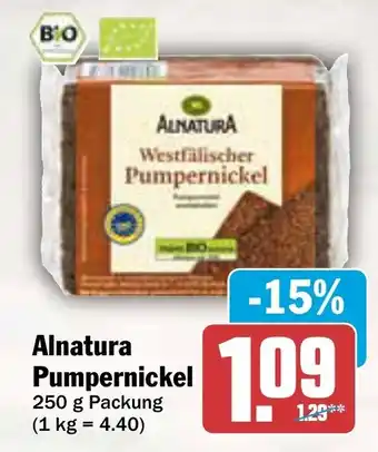 AEZ Alnatura Pumpernickel Angebot