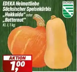 Simmel EDEKA Heimatliebe Sächsischer Speisekürbis „Hokkaido" oder „Butternut" Angebot