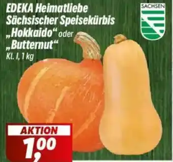 Simmel EDEKA Heimatliebe Sächsischer Speisekürbis „Hokkaido" oder „Butternut" Angebot