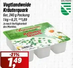 Simmel Vogtlandweide Kräuterquark Angebot