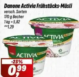 Simmel Danone Activia Frühstücks-Müsli Angebot