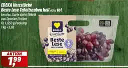 Simmel EDEKA Herzstücke Beste Lese Tafeltrauben hell oder rot Angebot