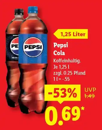 Lidl Pepsi Cola Angebot