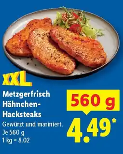 Lidl Metzgerfrisch Hähnchen- Hacksteaks Angebot