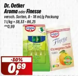Simmel Dr. Oetker Aroma oder Finesse Angebot