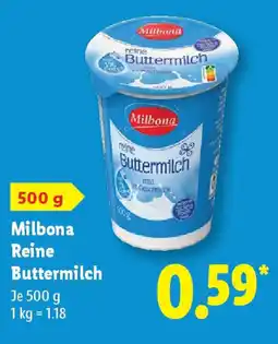 Lidl Milbona Reine Buttermilch Angebot