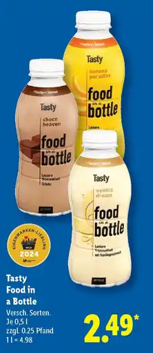 Lidl Tasty Food in a Bottle Angebot