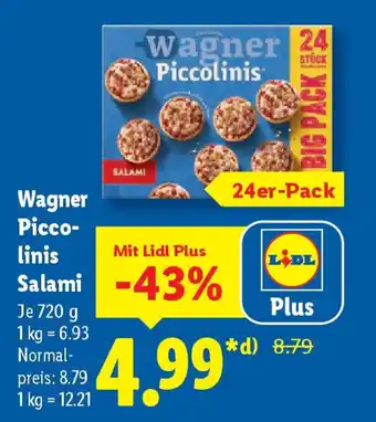 Lidl Wagner Piccolinis Salami Angebot