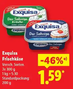 Lidl Exquisa Frischkäse Angebot