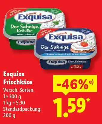 Lidl Exquisa Frischkäse Angebot