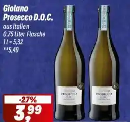 Simmel Giolano Prosecco D.O.C. Angebot