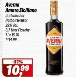 Simmel Averna Amaro Siciliano italienischer Halbbitterlikör Angebot