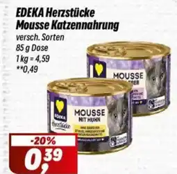 Simmel EDEKA Herzstücke Mousse Katzennahrung Angebot