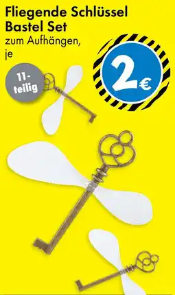 TEDi Fliegende Schlüssel Bastel Set 11-teilig Angebot