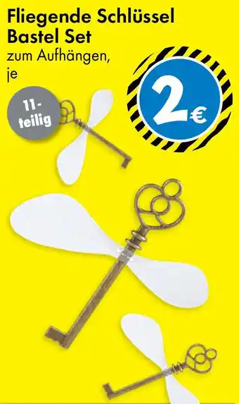 TEDi Fliegende Schlüssel Bastel Set 11-teilig Angebot