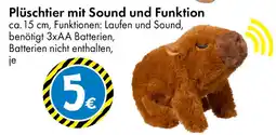 TEDi Plüschtier mit Sound und Funktion Angebot