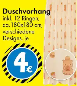 TEDi Duschvorhang Angebot