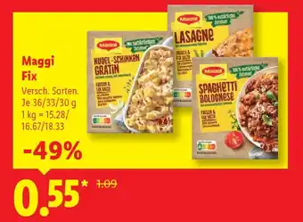 Lidl Maggi Fix Angebot