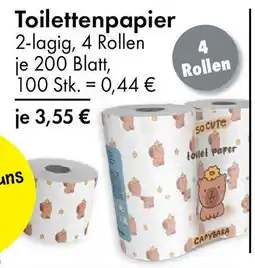 TEDi Toilettenpapier Angebot